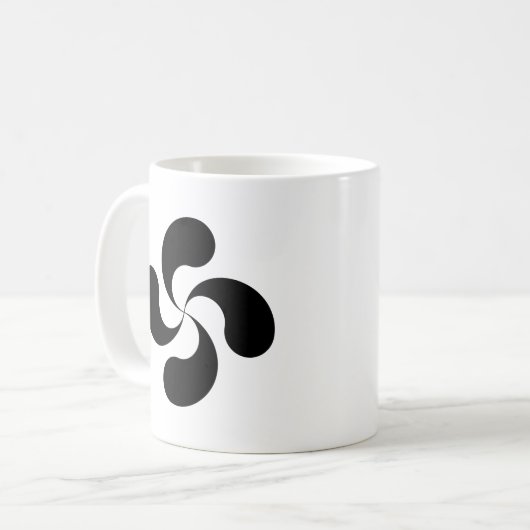 Lauburu Kaffeetasse (Vorderseite Links)
