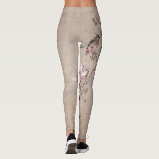 Laubvogel Leggings (Rückseite)