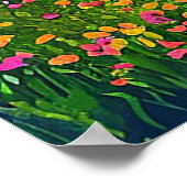 Laubwaldlandschaft Poster (Ecke)