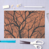 Laubwechselnder Waldhalloween-Seidenpapier Seidenpapier (Handwerk)