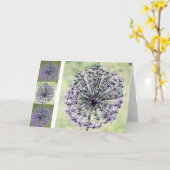 Lauch Karte (Gelbe Blume)