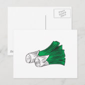 Lauch Postkarte (Vorne/Hinten)