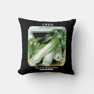 Lauch-Samenpackungs-Etikett Kissen