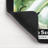 Lauch-Samenpackungsetikett Mousepad (Ecke)