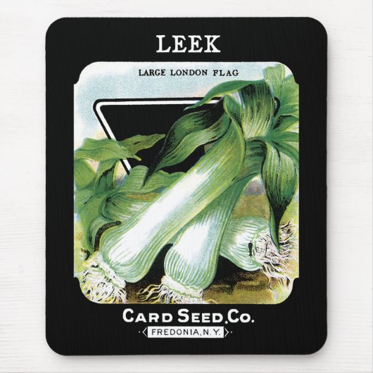 Lauch-Samenpackungsetikett Mousepad (Vorne)