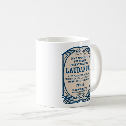 Laudanum-Tasse Kaffeetasse (VorderseiteRechts)