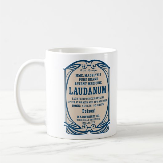 Laudanum-Tasse Kaffeetasse (Links)