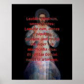 Laudáte Dominum Print (groß) Poster (Vorne)
