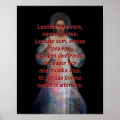 Laudáte Dominum Printmedium Poster (Vorne)