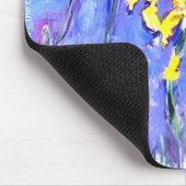 laude Monet gelbe Iris Mousepad (Ecke)