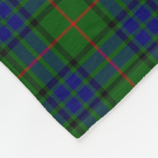 Lauder Clan Tartan Kariert Fleece Blanket (Ecke)