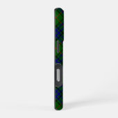 Lauder Tartan blau grün kariert iPhone Hülle (Rechte Seite)