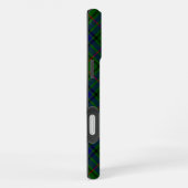Lauder Tartan blau grün kariert iPhone Hülle (Rechte Seite)