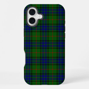 Lauder Tartan blau grün kariert iPhone 16 Plus Hülle