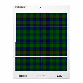 Lauder Tartan Blau kariert (Vorne)