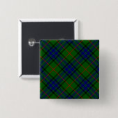 Lauder Tartan Blau kariert Button (Vorne & Hinten)