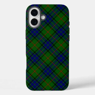 Lauder Tartan Blau kariert iPhone 16 Plus Hülle