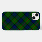 Lauder Tartan Blau kariert Case-Mate iPhone Hülle (Rückseite (Horizontal))