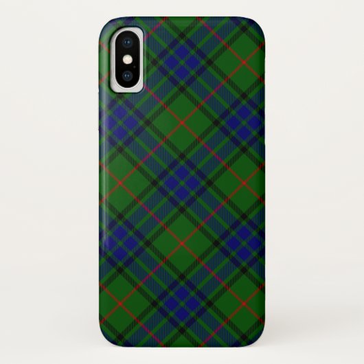 Lauder Tartan Blau kariert Case-Mate iPhone Hülle (Rückseite)