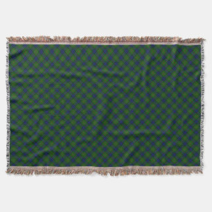 Lauder Tartan Blau kariert Decke