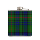 Lauder Tartan Blau kariert Flachmann (Rückseite)