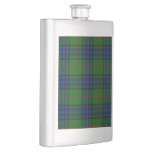 Lauder Tartan Blau kariert Flachmann (Rechts)