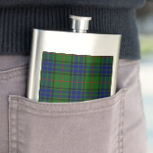 Lauder Tartan Blau kariert Flachmann (Beispiel)