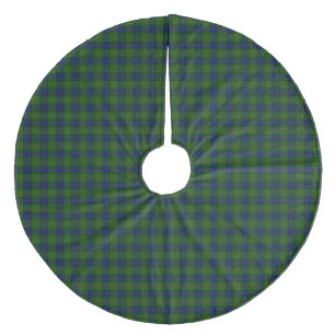 Lauder Tartan Blau kariert Fleece Weihnachtsbaumdecke