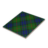 Lauder Tartan Blau kariert Fliese (Seite)