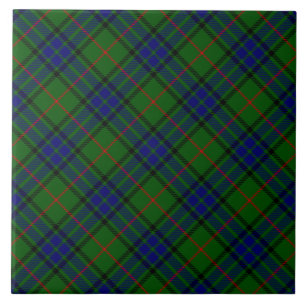 Lauder Tartan Blau kariert Fliese