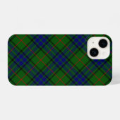 Lauder Tartan Blau kariert iPhone Hülle (Rückseite (Horizontal))