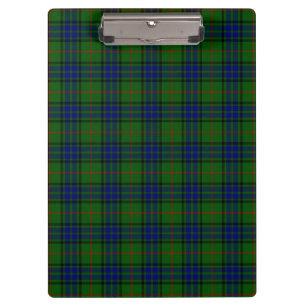 Lauder Tartan Blau kariert Klemmbrett