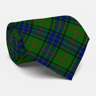 Lauder Tartan Blau kariert Krawatte