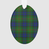 Lauder Tartan Blau kariert Ornament (Vorderseite)