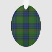 Lauder Tartan Blau kariert Ornament (Rückseite)