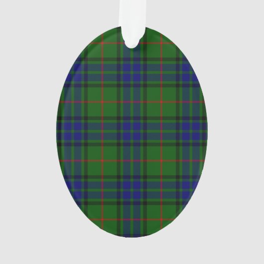 Lauder Tartan Blau kariert Ornament (Rückseite)
