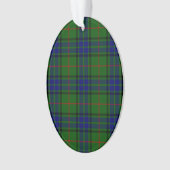 Lauder Tartan Blau kariert Ornament (Vorderseite)