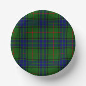 Lauder Tartan Blau kariert Pappteller (Vorderseite)