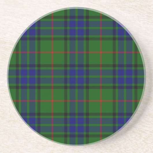 Lauder Tartan Blau kariert Sandstein Untersetzer (Vorne)