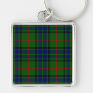 Lauder Tartan Blau kariert Schlüsselanhänger