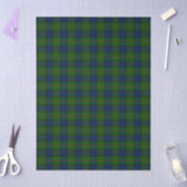 Lauder Tartan Blau kariert Seidenpapier (Basteln)