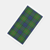 Lauder Tartan Blau kariert Serviette (Ecke)