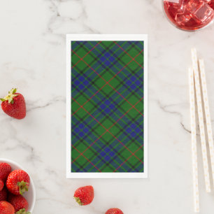 Lauder Tartan Blau kariert Serviette