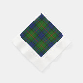 Lauder Tartan Blau kariert Serviette (Ecke)