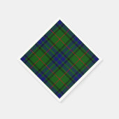 Lauder Tartan Blau kariert Serviette (Ecke)