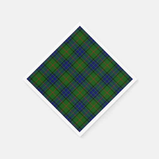 Lauder Tartan Kariert Paper Napkins Serviette (Ecke)