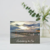 Lauderdale am Meer, Florida - Anglins Postkarte (Stehend Vorderseite)