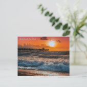 Lauderdale am Meer, Florida - Splash Walls Postkarte (Stehend Vorderseite)