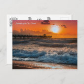 Lauderdale am Meer, Florida - Splash Walls Postkarte (Vorne/Hinten)