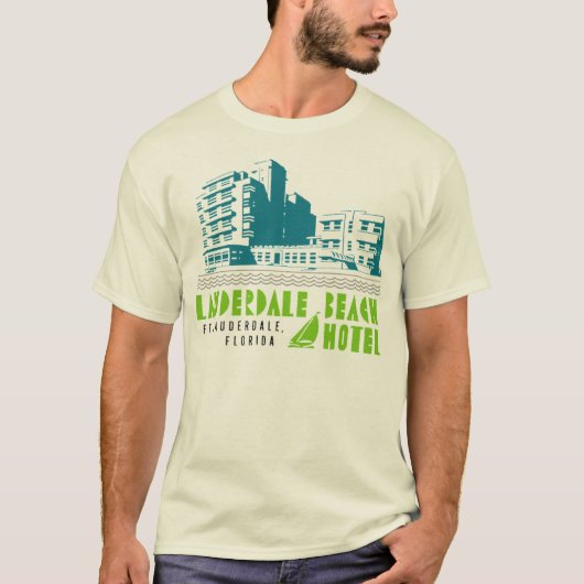 Lauderdale Beach Hotel - Retro T-Shirt (Vorderseite)